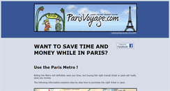 Desktop Screenshot of parisvoyage.com