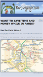 Mobile Screenshot of parisvoyage.com